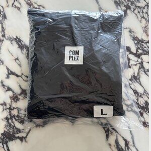 NWT Complex Embroidered Black Hoodie Size L.